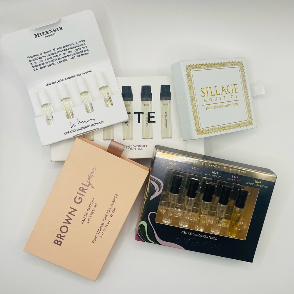 Perfume sample set haul/bundle of 5